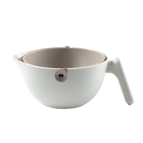 酱有好物 升级款小鸟旋转沥水篮 灰白